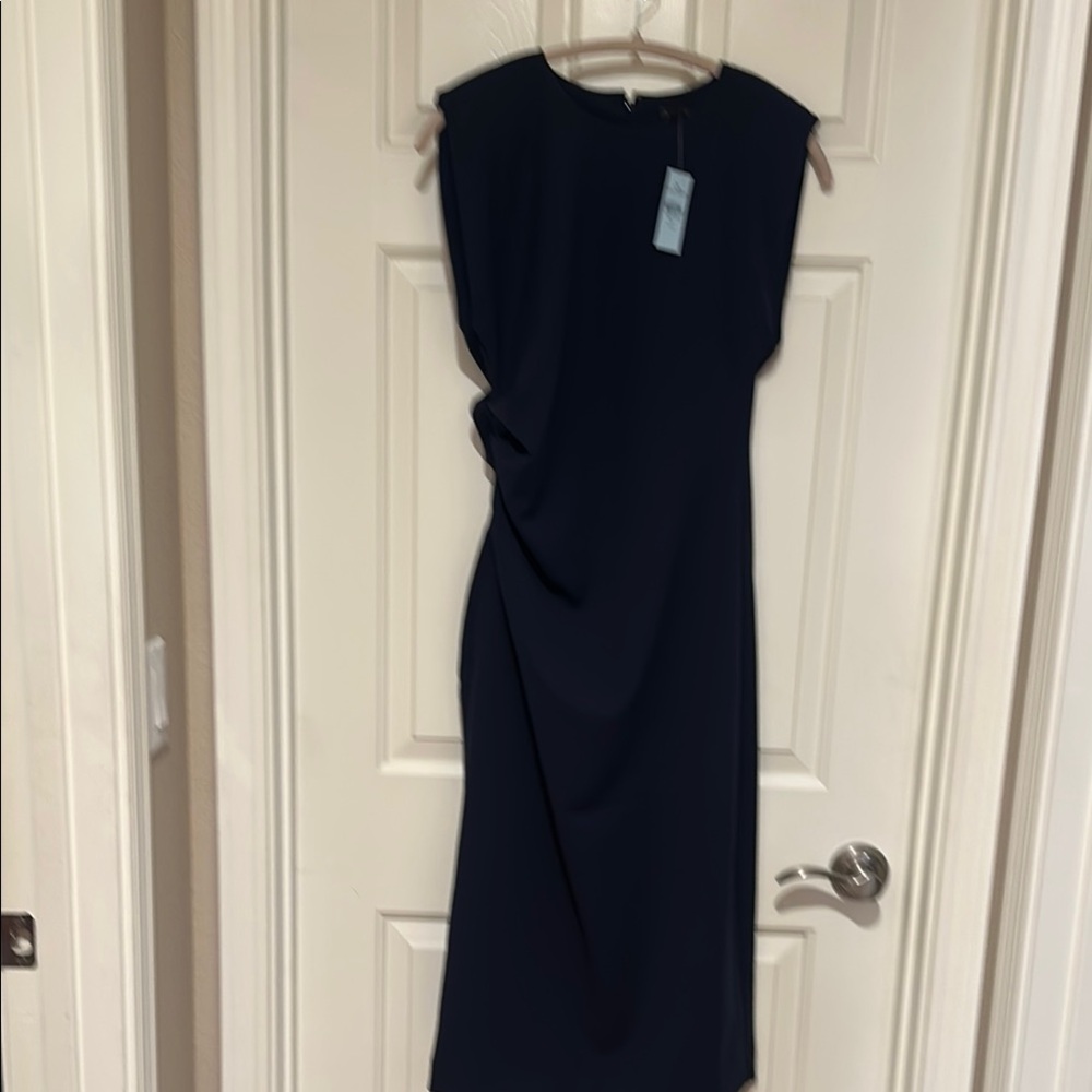 Ann Taylor Midnight Blue Midi Dress